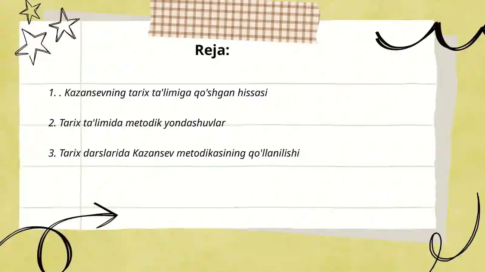 Kazansevning tarix ta'limiga qo'shgan hissasi 2