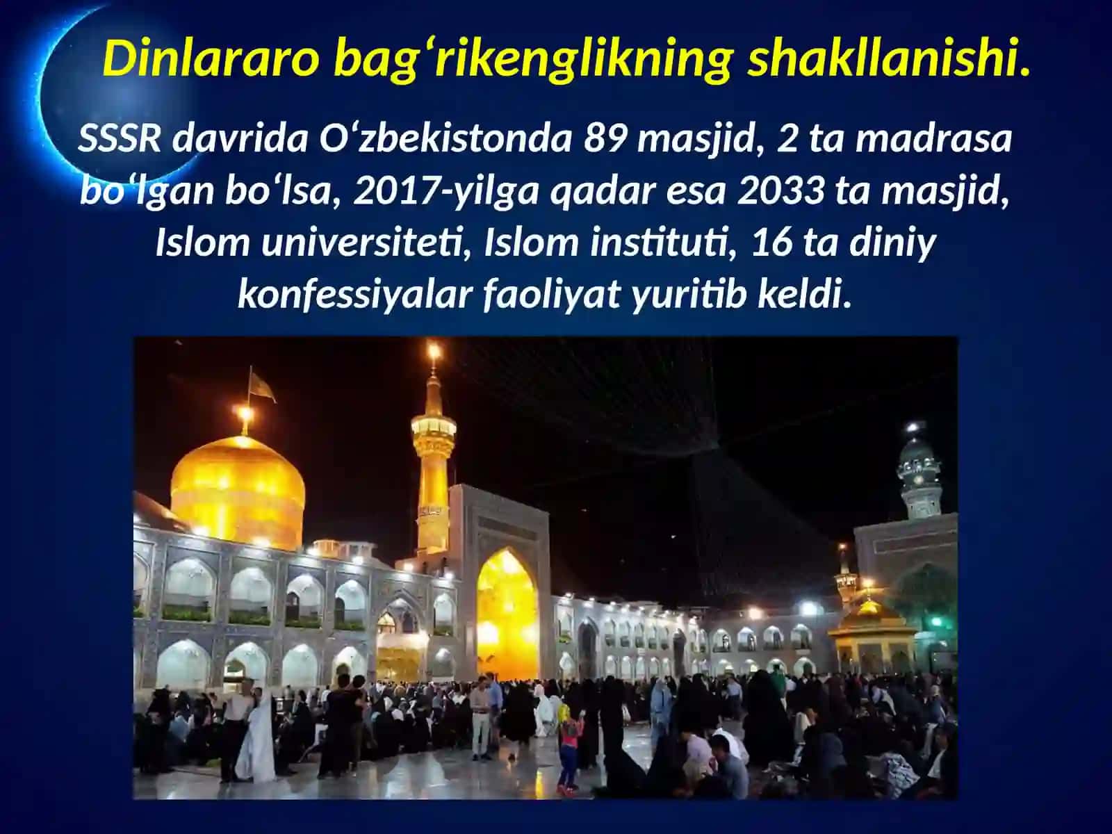 O‘zbekistonda konfessiyalararo munosabatlar 2