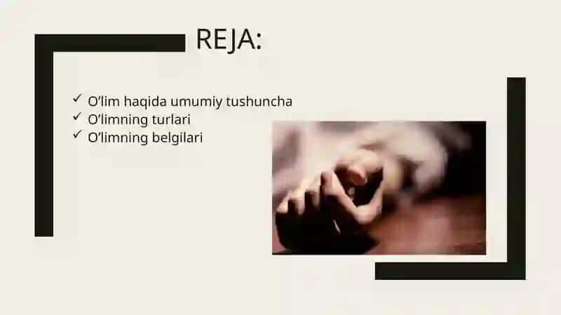 Oʻlim haqida tushunchalar 2