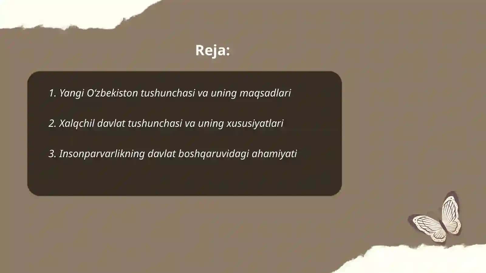 Yangi Oʻzbekistonda Xalqchil va insonparvar davlat qurishning ijtimoiy-siyosiy davlat qurishning ahamiyati 2