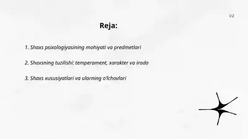 Shaxs psixologiyasi 2