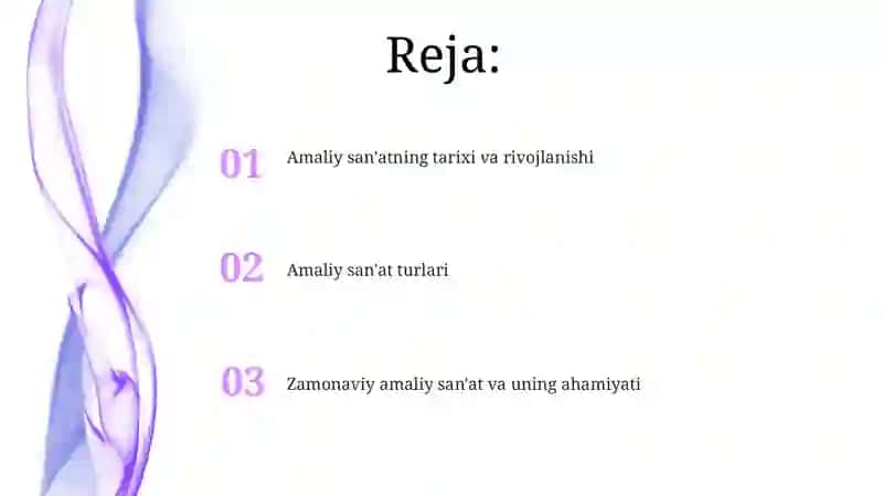 Amaliy san'at va texnologiyalar 2