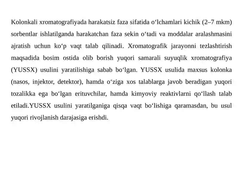 Gaz-suyuqlikxromatografiyasi 2
