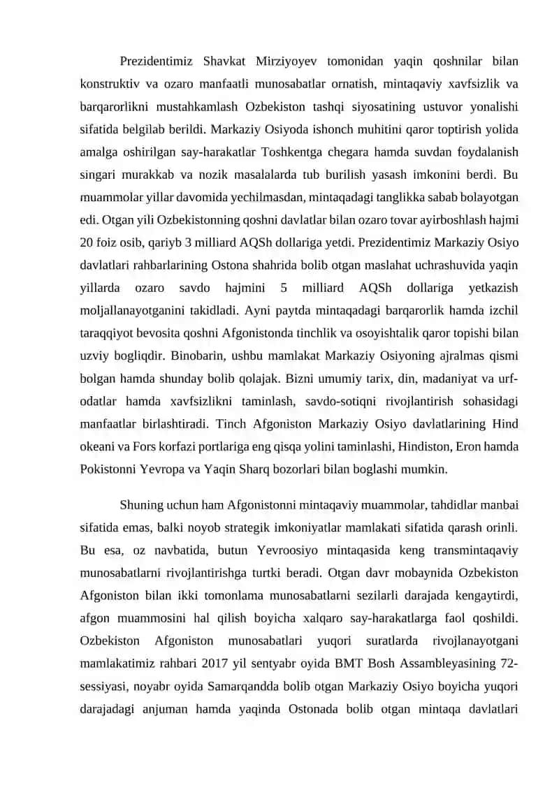 Milliy xavfsizlikni ta'minlash 2