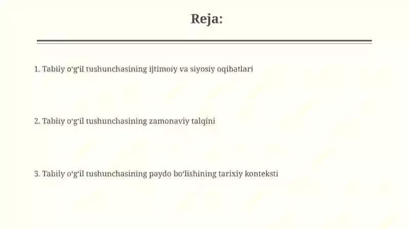 Tabiiy oʻgʻil tushunchasining vujudga kelishi tarixini oʻrganish 2