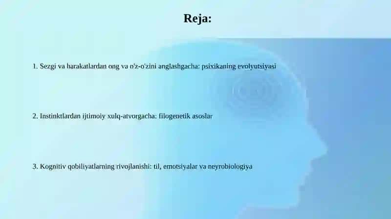 Filogenetik psixikaning taraqqiyoti 2