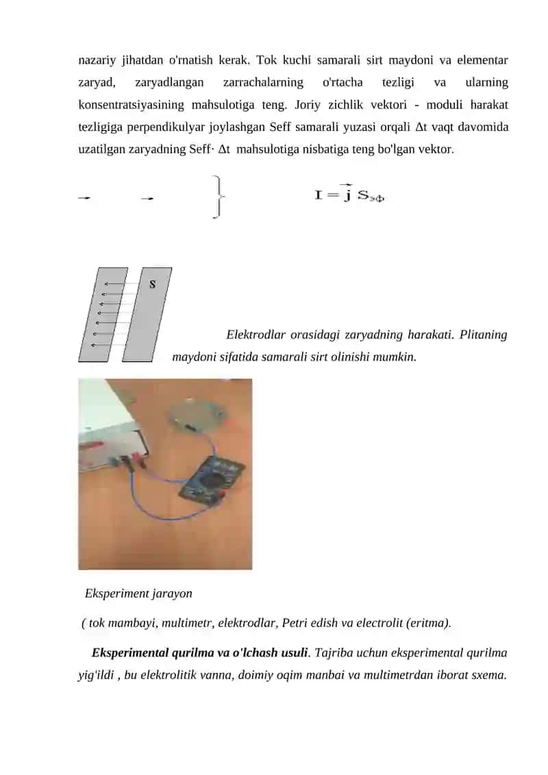 SUPERION O’TKAZGICHLARGA ASOSLANGAN BA'ZI MATERIAL-LARNING ION O'TKAZUVCHANLIGINI EKSPERIMENTAL ANIQLASH 2