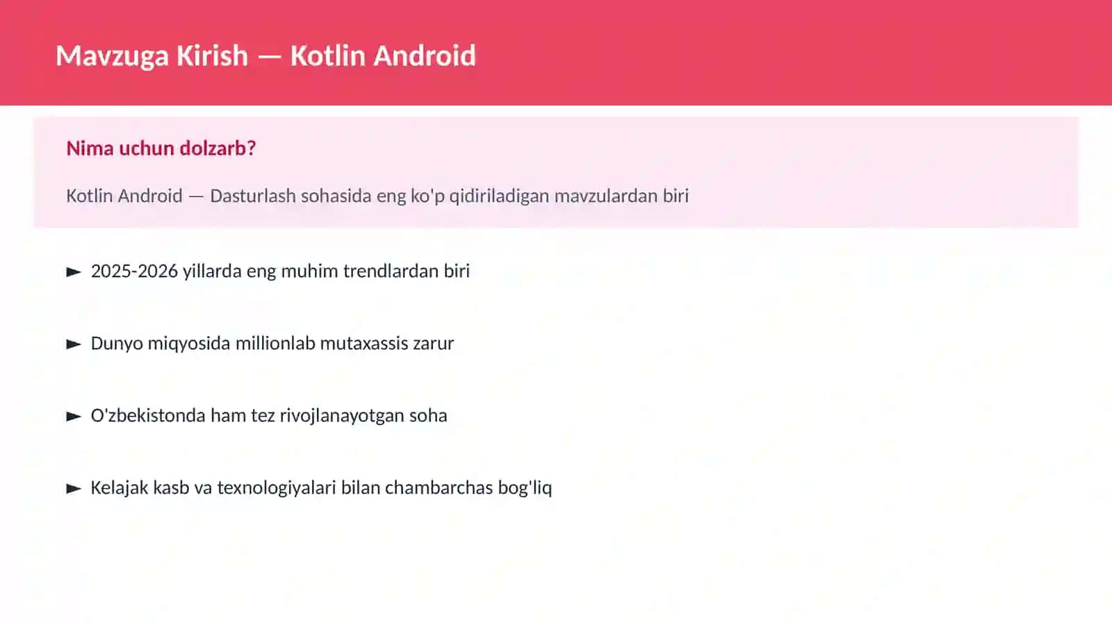 Kotlin Android 2