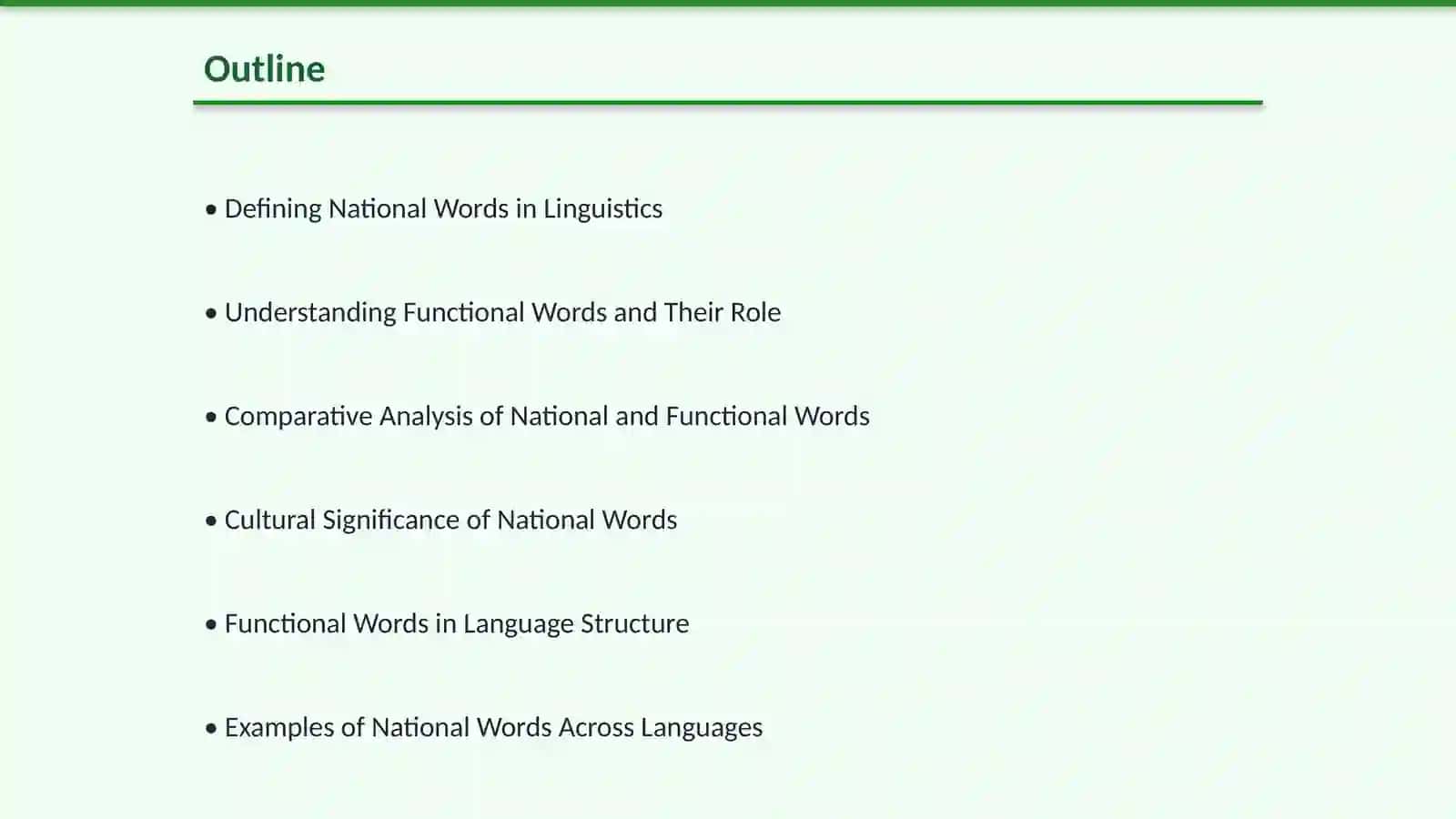 The difference between national and functional words 2