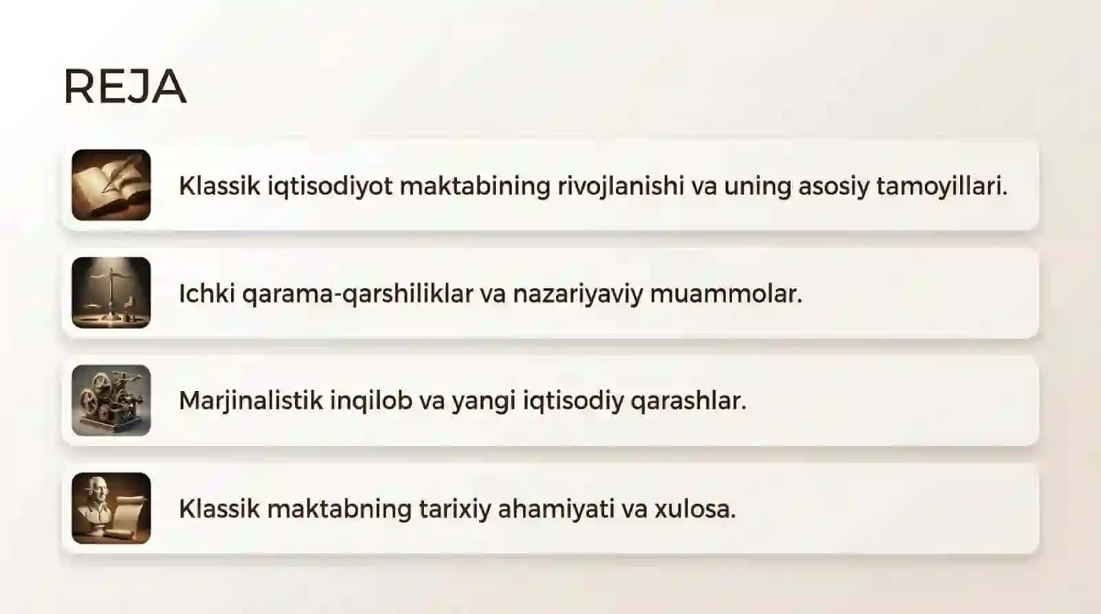 Klassik iqtisodiyot maktabining yakunlanishi 2