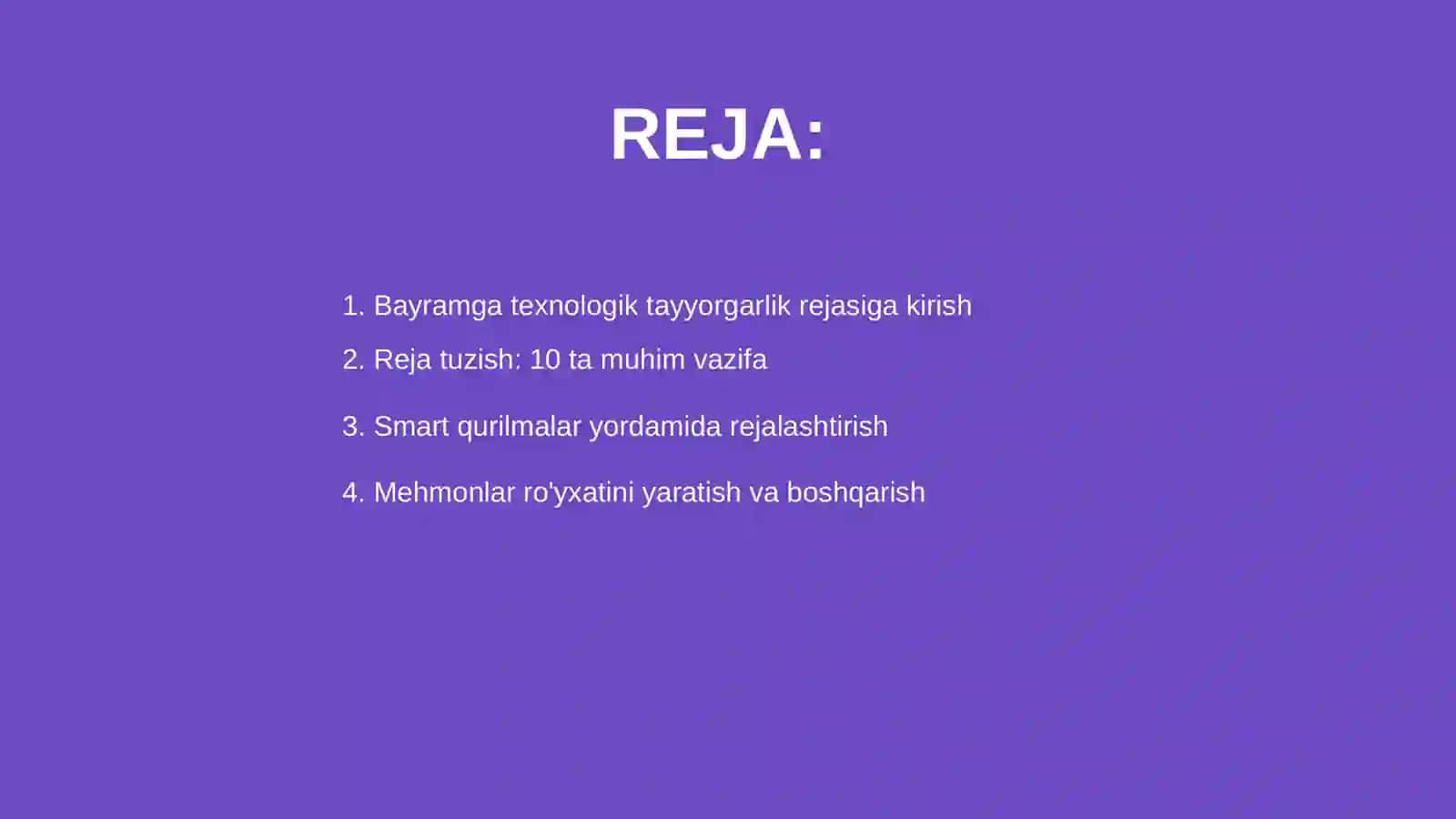 Texnologiyadan bayramga tayyorgarlik 2
