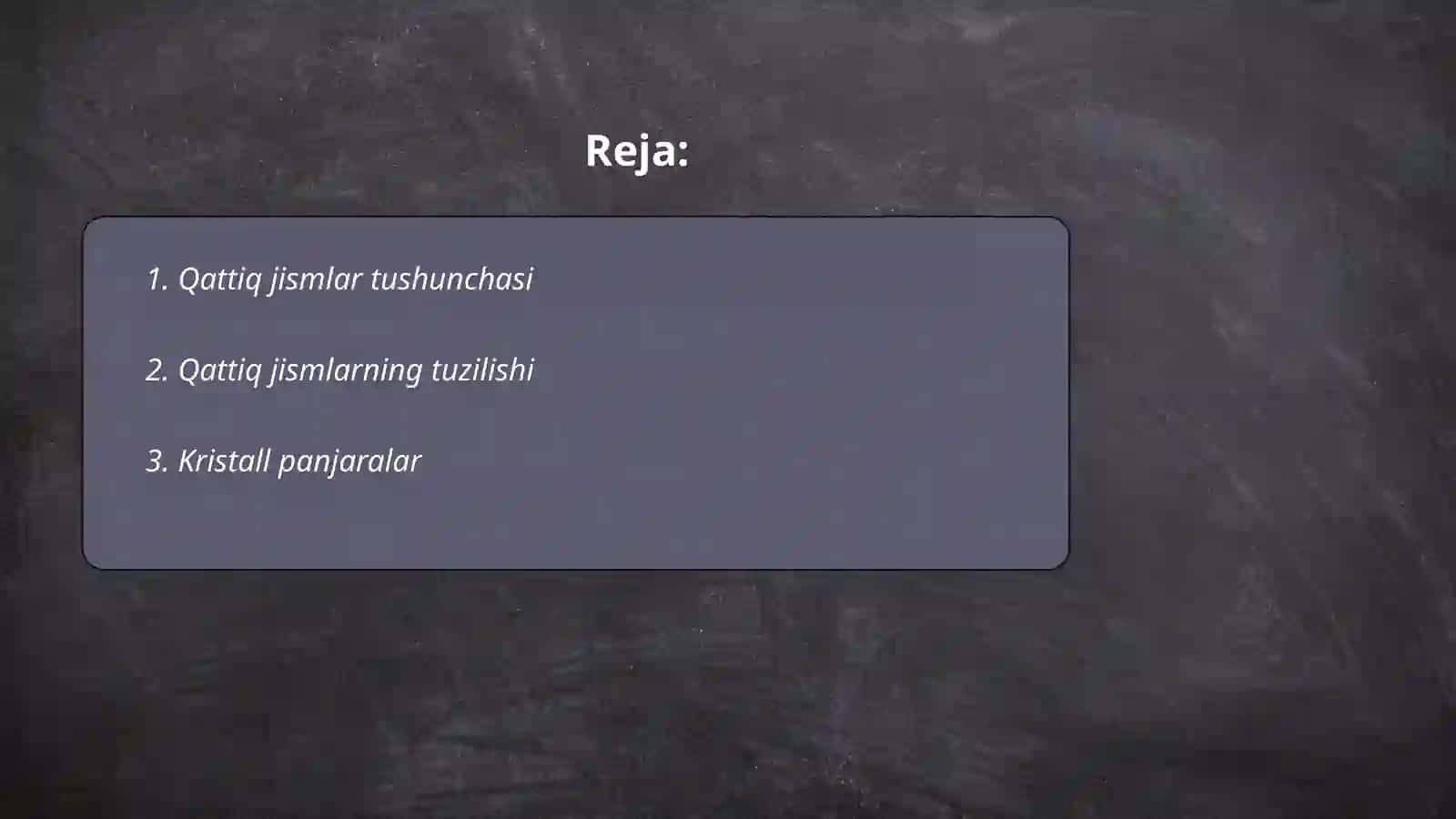 Qattiq jismlar 2