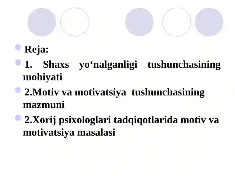 Shaxs yo‘nalganligi va faoliyat motivi 2