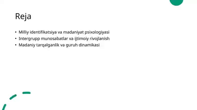 Etnik guruhlar psixologiyasi 2