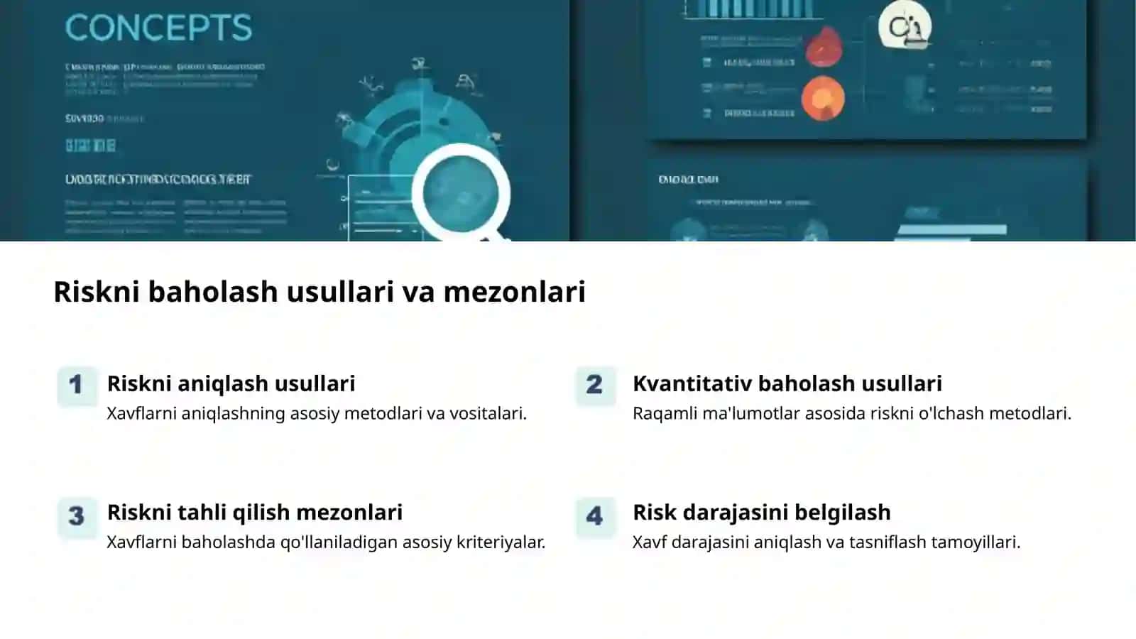 Tavakkalchilikni boshqarish: asosiy funksiyalar 2