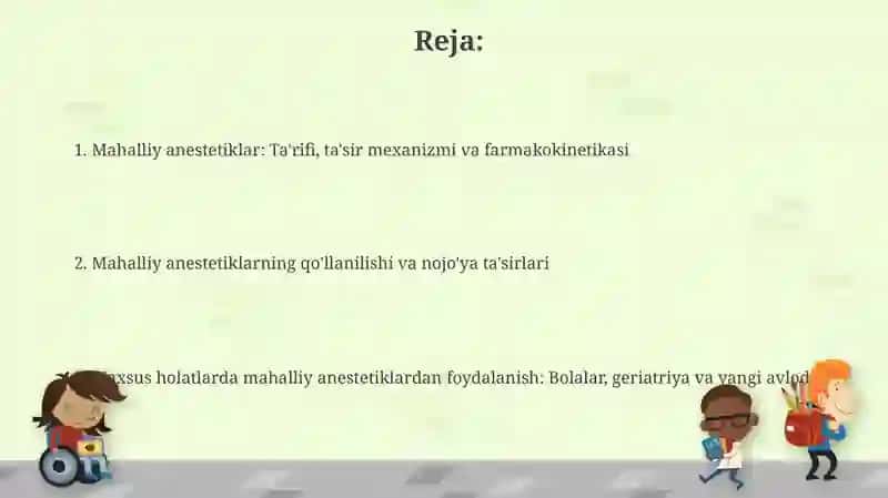 Mahalliy anestetiklar 2