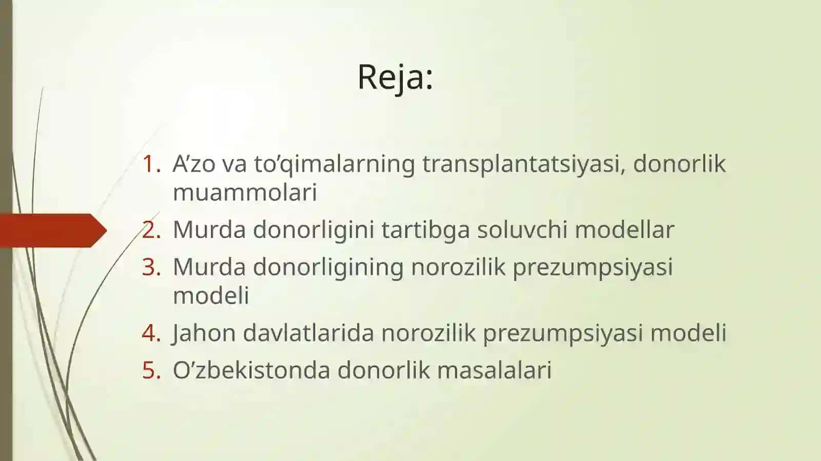 Murda donorligining norozilik prezumpsiya simodeli 2