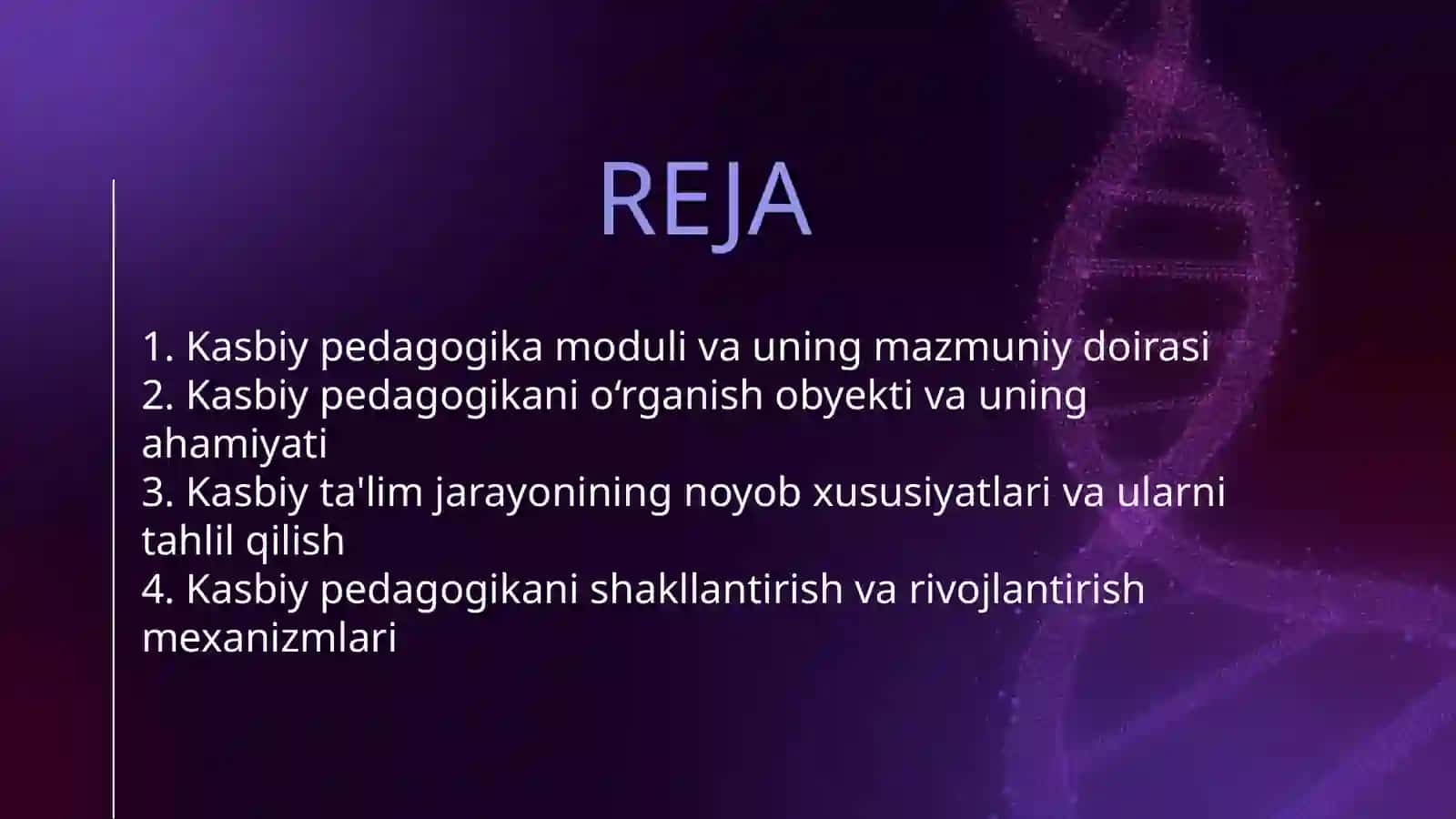 KASBIY PEDAGOGIKA MODULINING PRIDMETI 2
