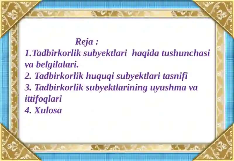 Tadbirkorliksubyektlari 2