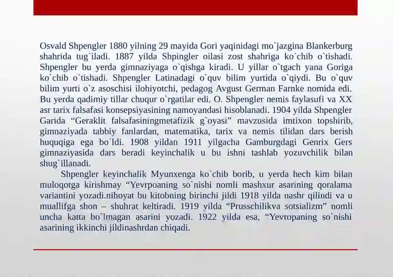 SHPENGLERNING TARIX FALSAFASI 2