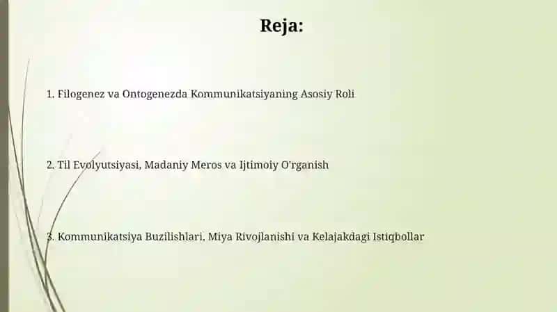 Filogenezda kommunikatsiyaning roli 2
