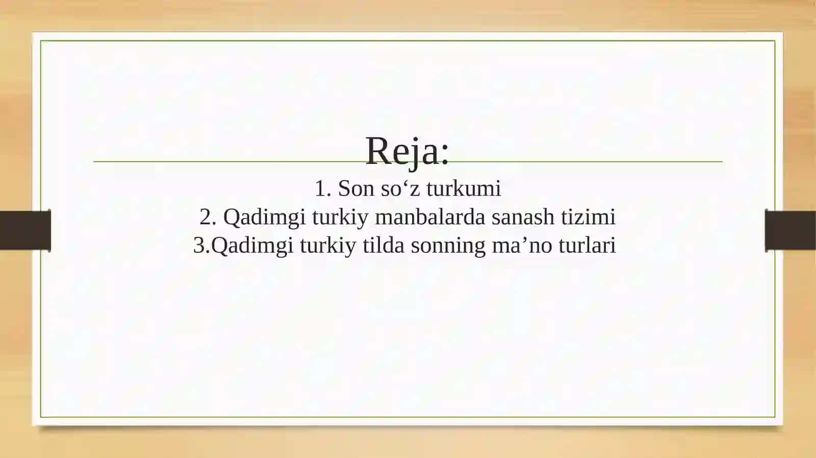 QADIMGI TURKIY TILDA SON SO‘Z TURKUMI 2