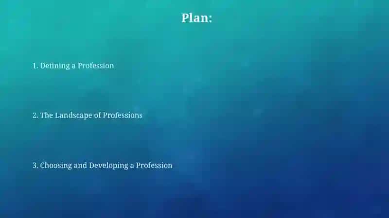 Presentation on Profession 2