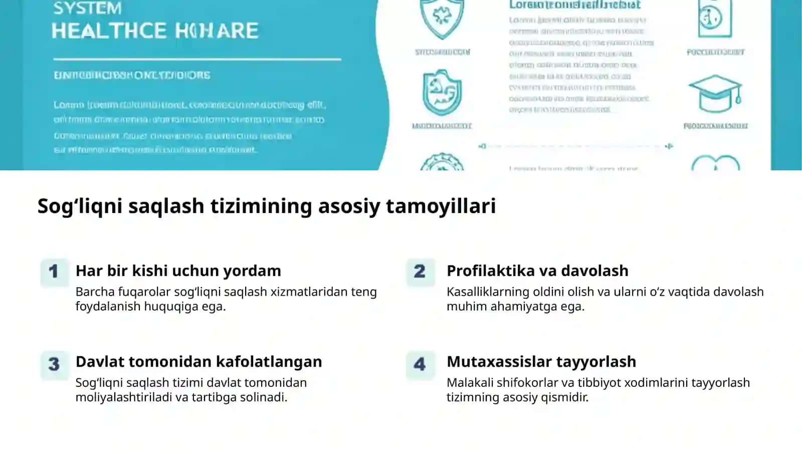 Jamoat salomatligi: asosiy tamoyillar 2