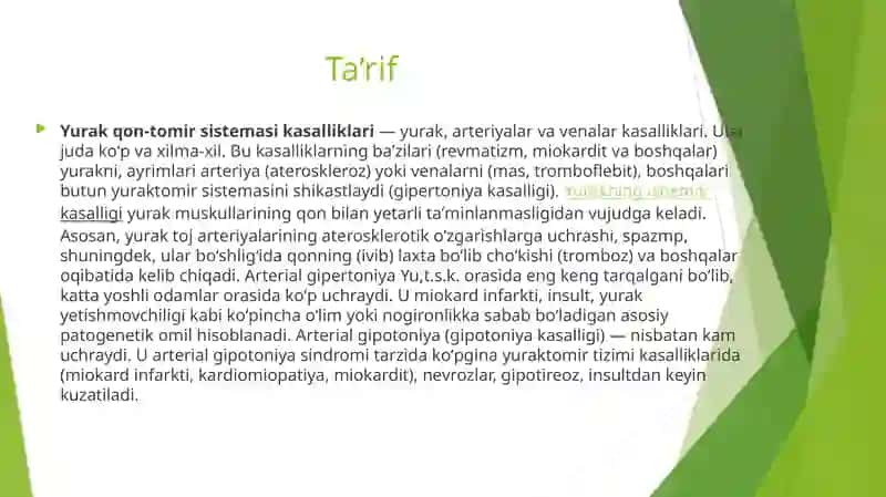 Qon tomir kasalliklarida ruhiy buzilishlar 2