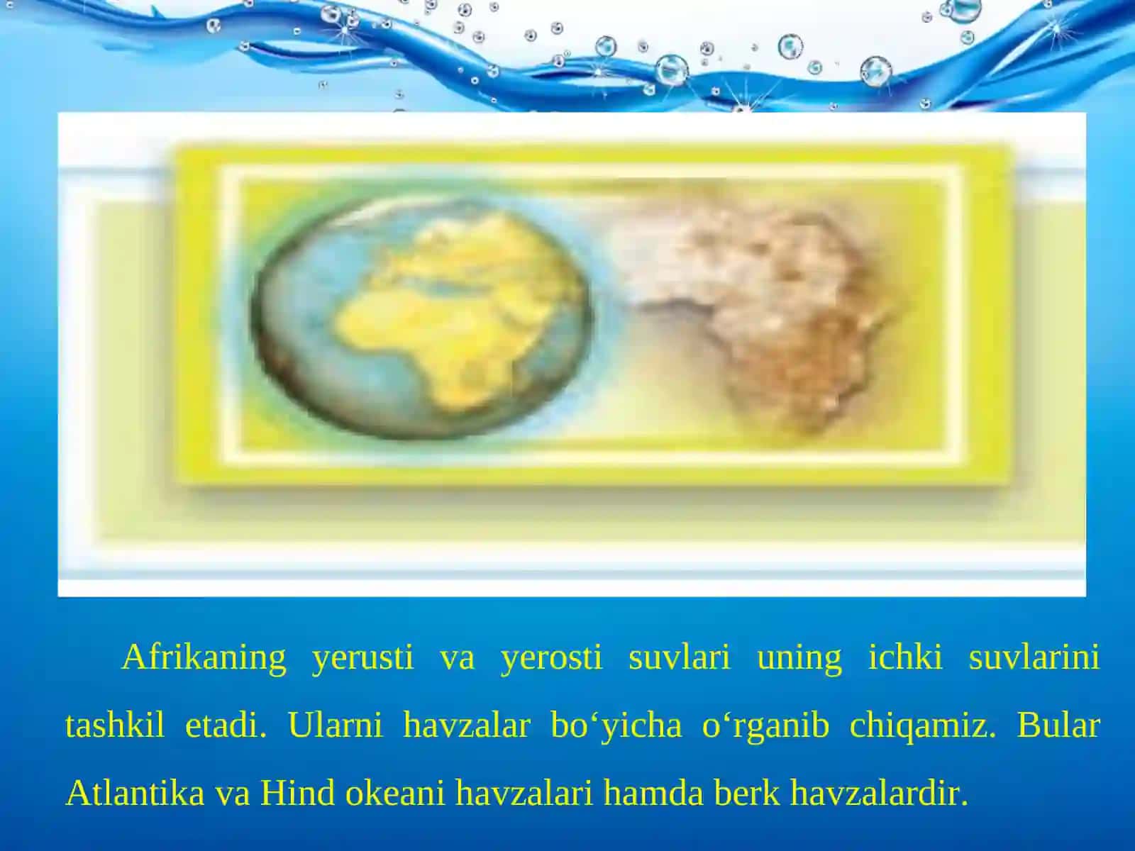 Afrikaning yerusti va yerosti suvlari 2