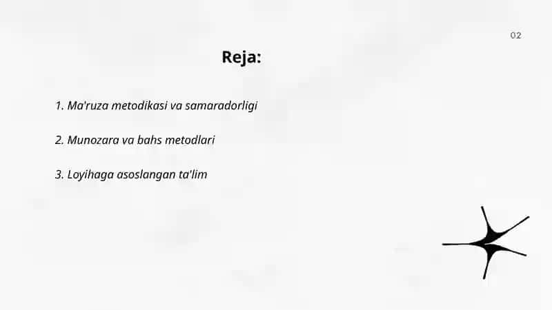Talim metodlari va vositalari 2