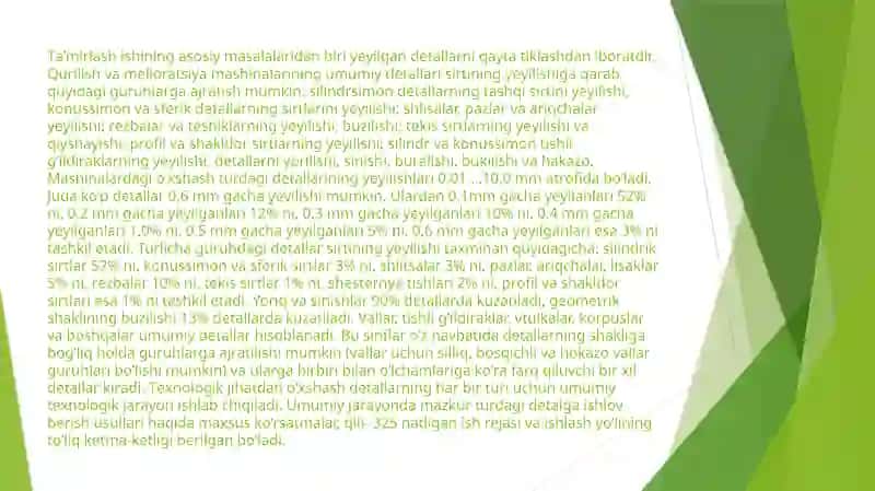 Detallarning ta’mirbopligi 2