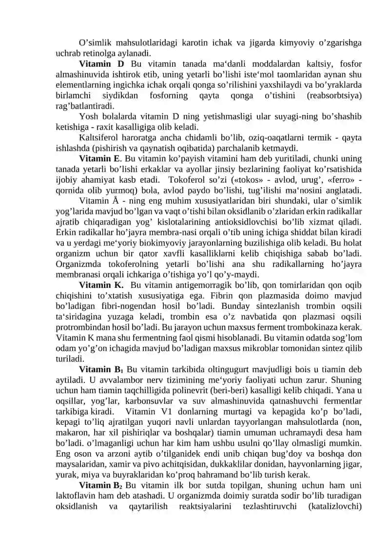 Vitaminlar va gormonlar 2