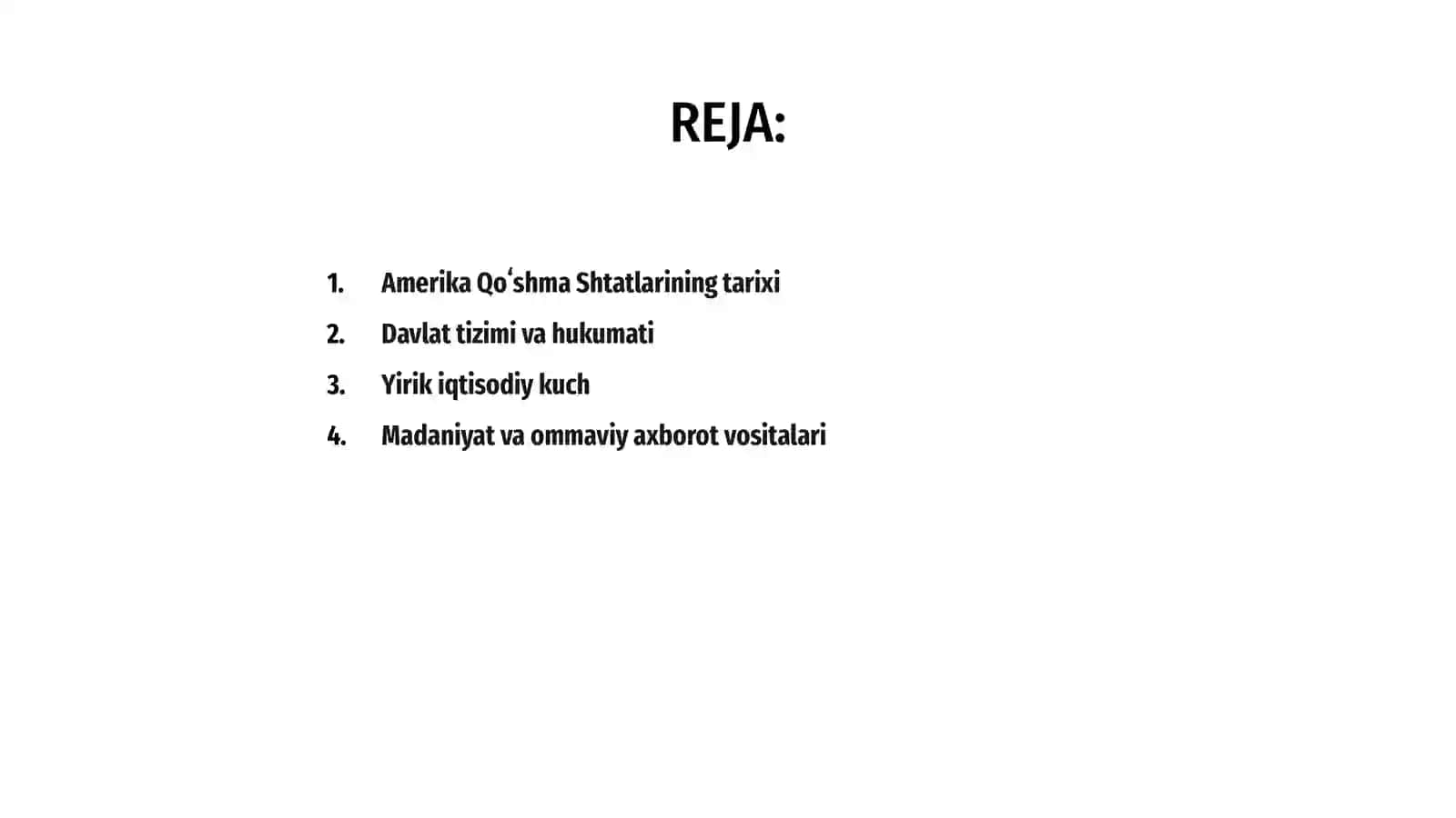 Hozirgi Amerika Qoʻshma Shtatlari 2
