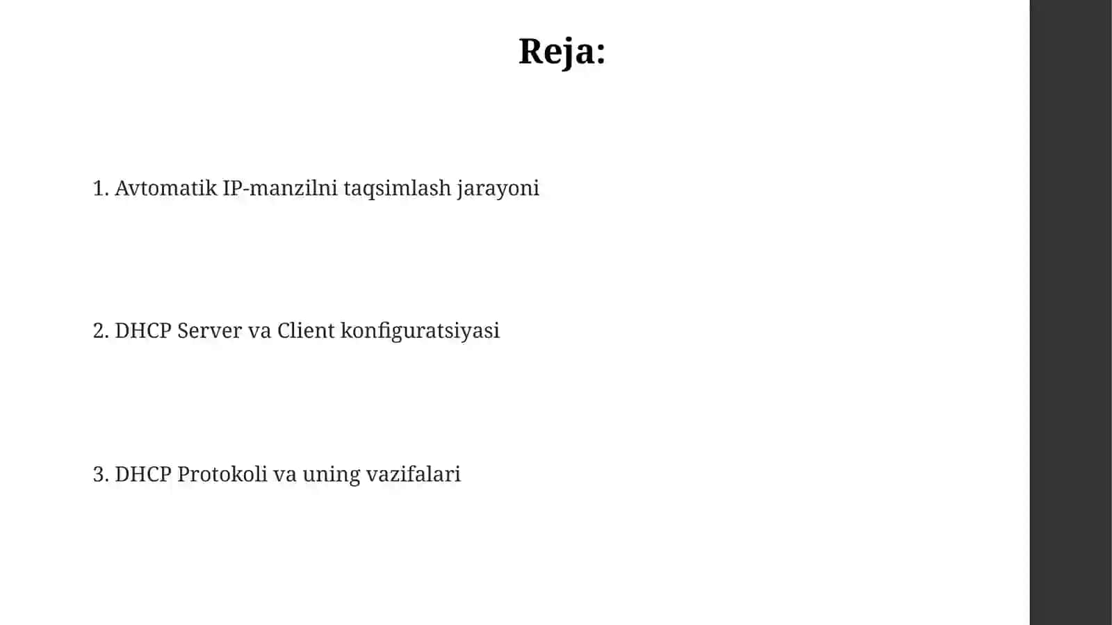 DHCP Protokoli 2