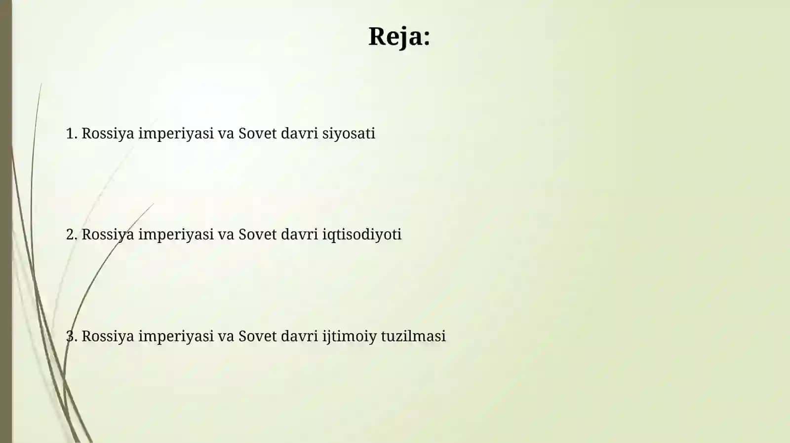 Rossiya imperiyasi va Sovet hukumati davri 2