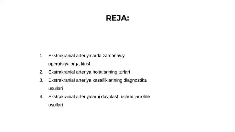 Ekstrakranial arteriyalarda zamonaviy operatsiyalar 2