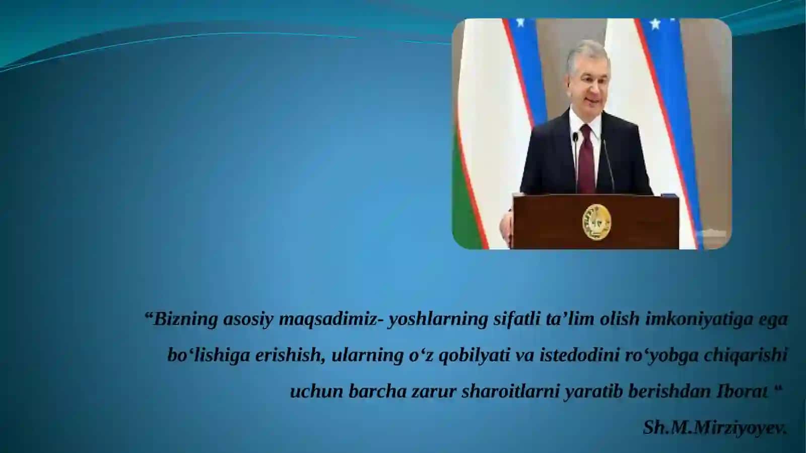Yoshlarning sifatli ta’lim olish imkoniyati 2