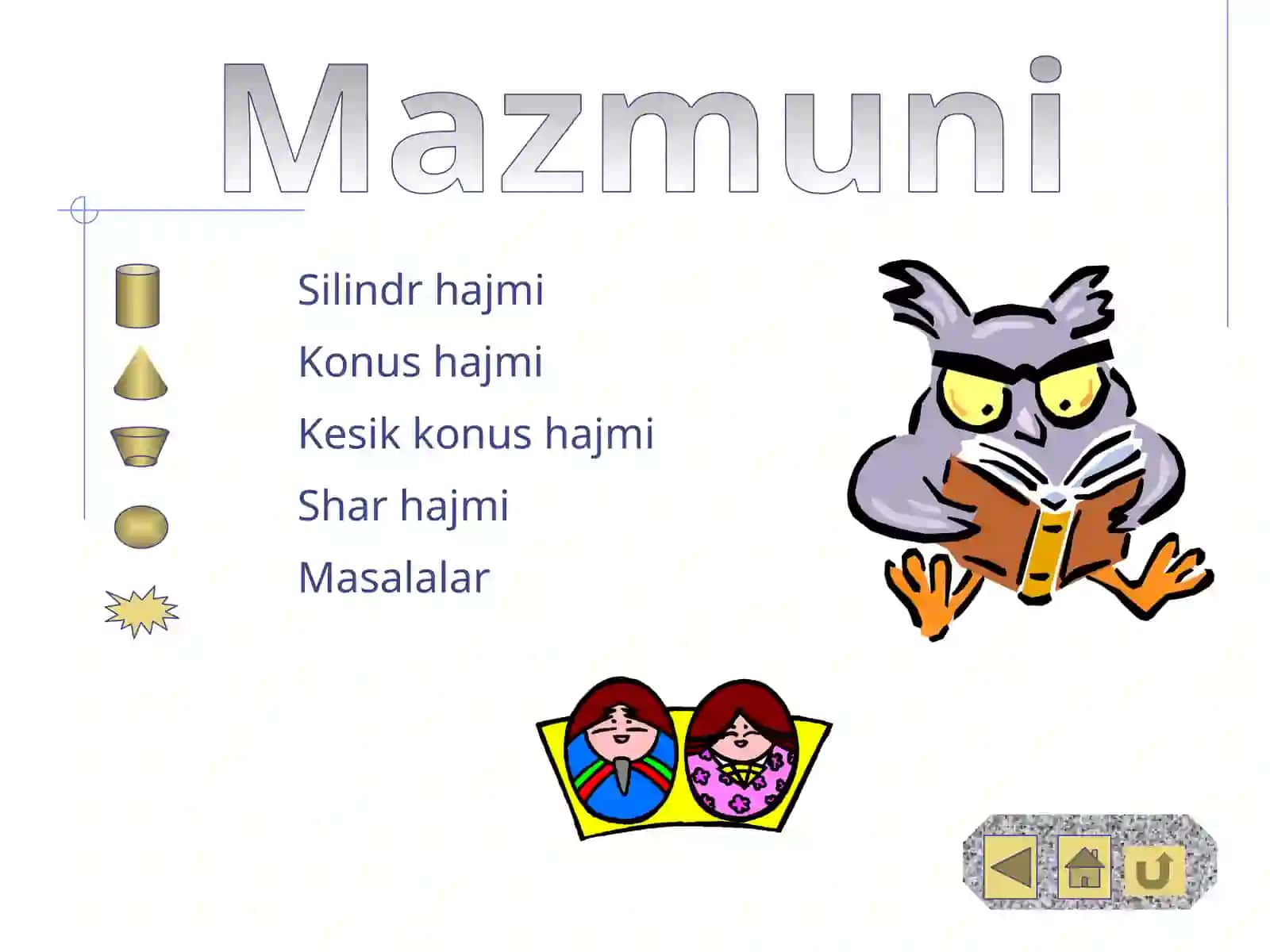 Aylanma jism hajmlari 2