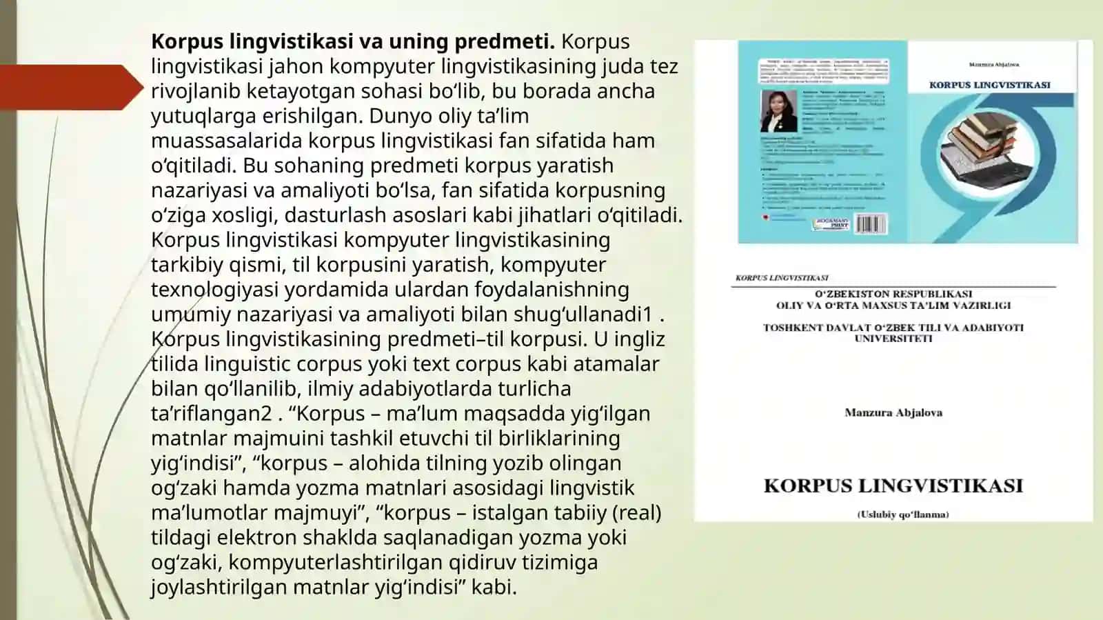 O‘ZBEK TILIDAGI QISQARTMA SO‘ZLARNING LINGVISTIK BAZASINI YARATISH 2