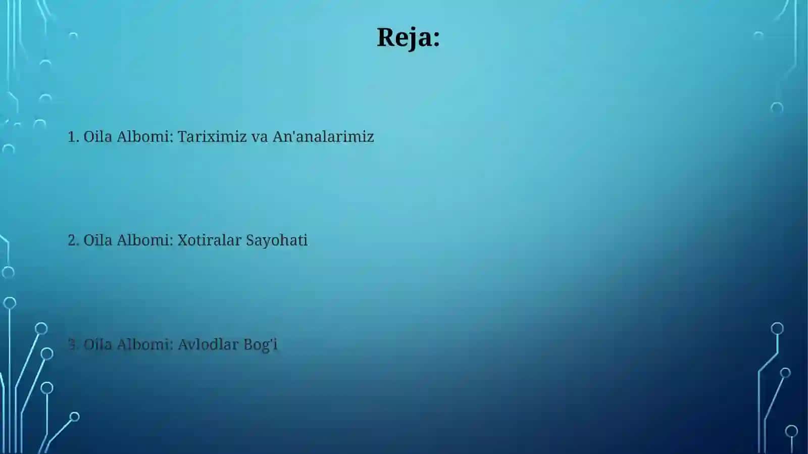 Oila Albomi: Kirish 2