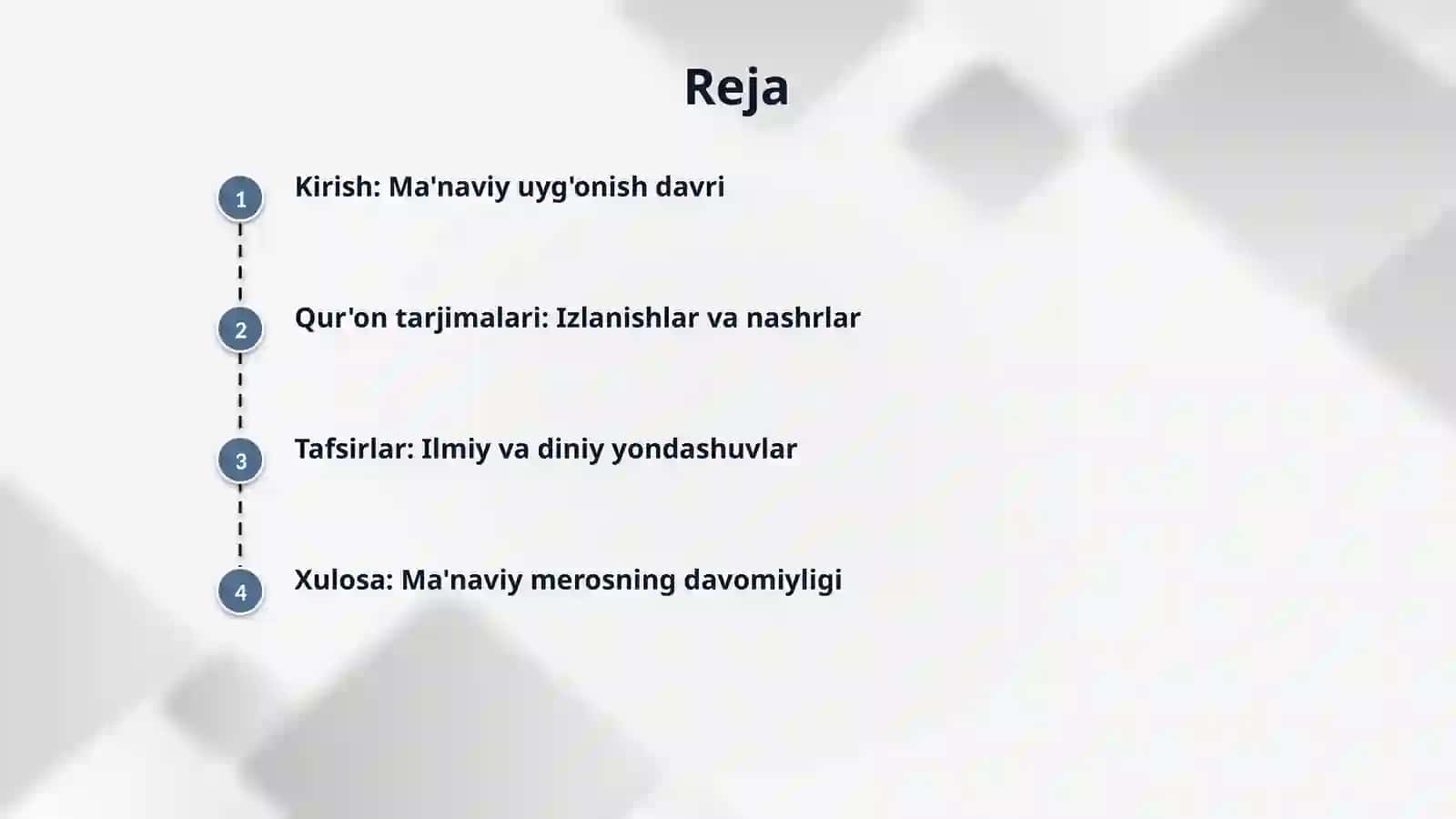 Mustaqillik yillarida Qur'onning o'zbek tiliga qilinishi va tafsirlari 2
