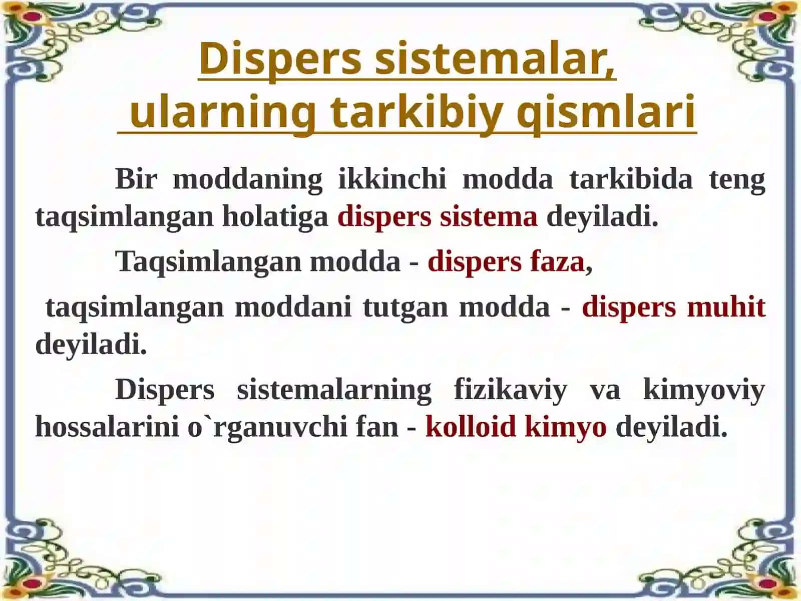 Dispers sistemalar 2