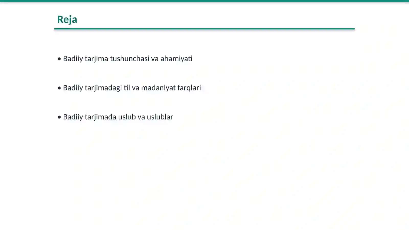 Badiiy tarjima masalalari 2