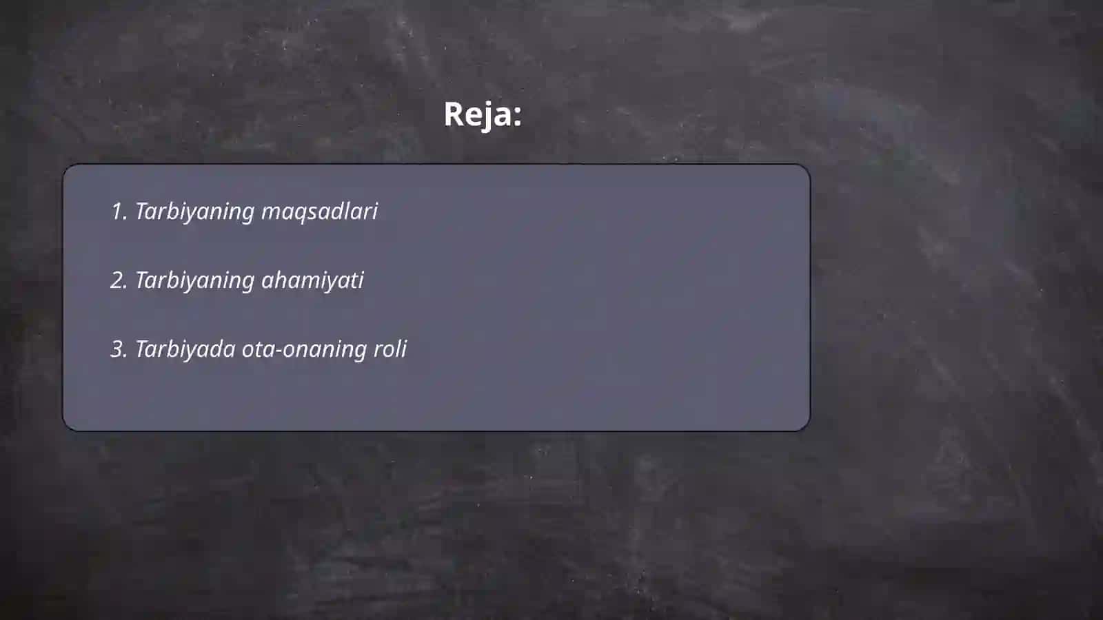 Tarbiyaning vazifalari 2