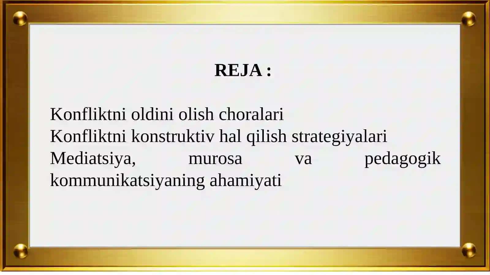 PEDAGOGIK KONFLIKTLAR VA ULARNI BARTARAF ETISH YO‘LLARI 2