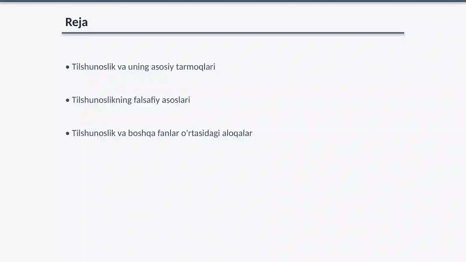 Tilshunoslikning fanlar sistemasidagi o’rni 2