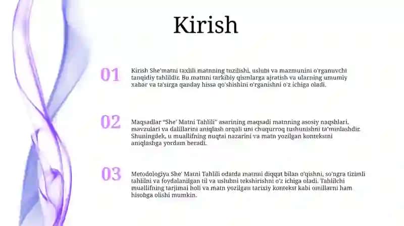 She' Matni Tahlili 2