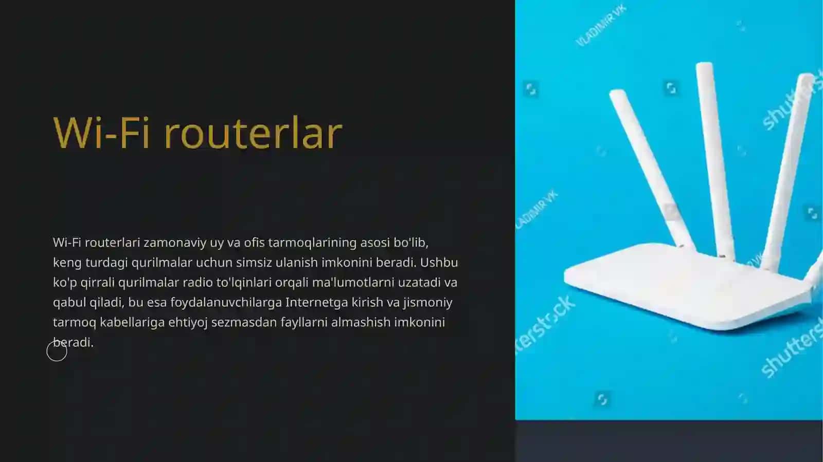 WI-FI routerlar va ularni sozlash 2