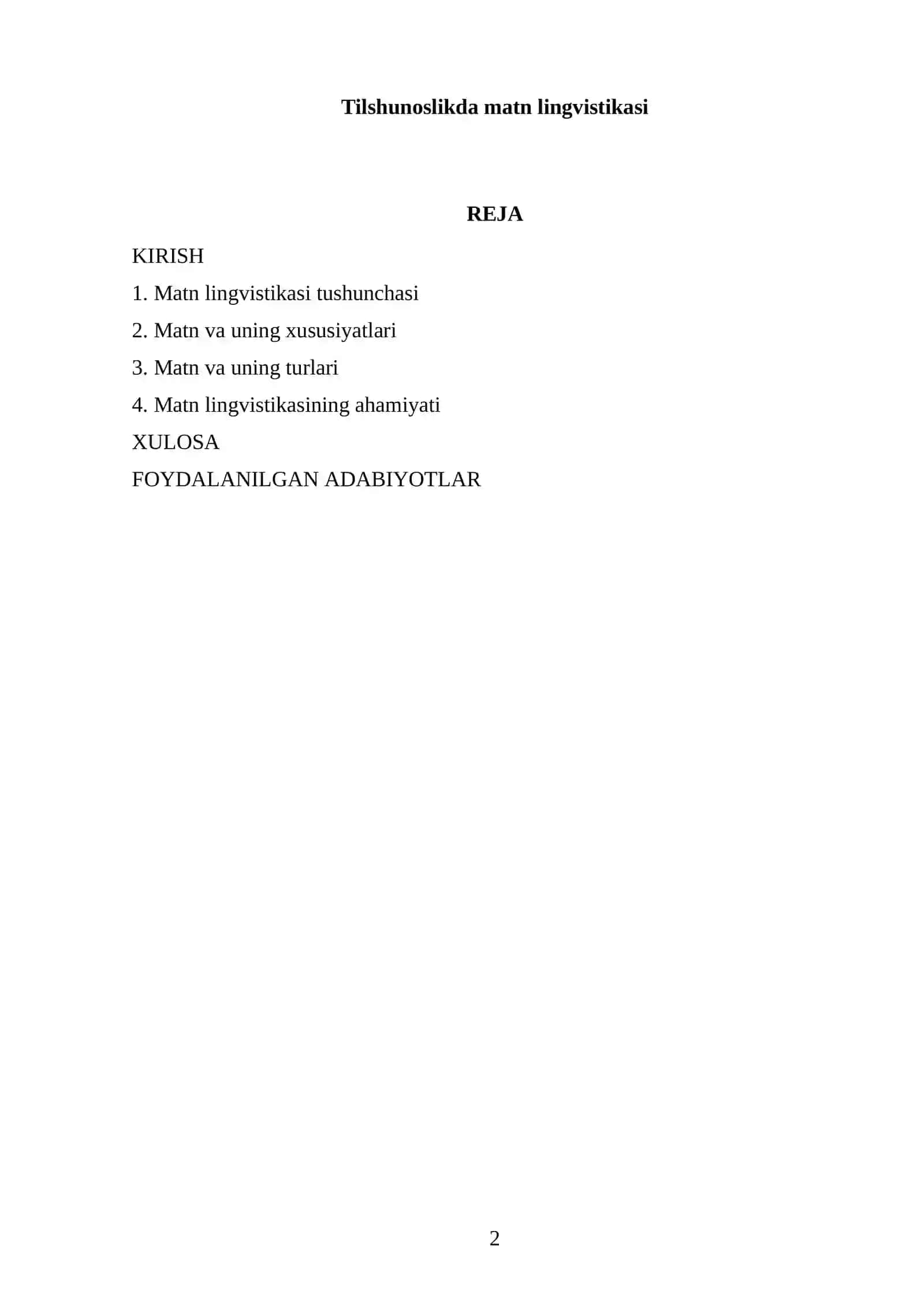 Tilshunoslikda matn lingvistikasi 2